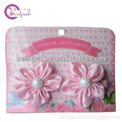 2014 hot sell satin ribbon hair accessories